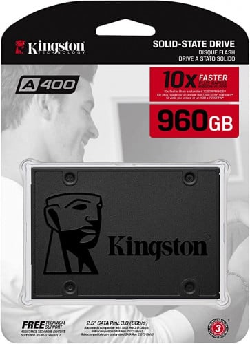 هارد داخلي اس اس دي Kingston SSD 960GB, A400 SATA...