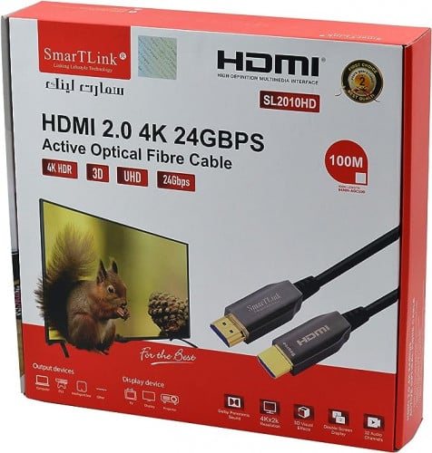 كيبل اتش دي الاصلي اكتيف مصنوع من الالياف فايبر 50...