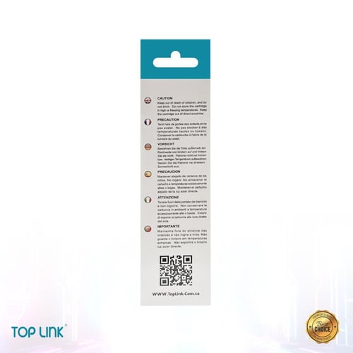 علبة حبر اسود سائل توب لنكToplink Black Liquid Ink...