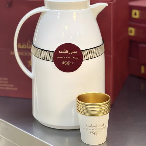 قهوة الخناصة عربي مع الهيل لتر (قد يتغير شكل ولون...