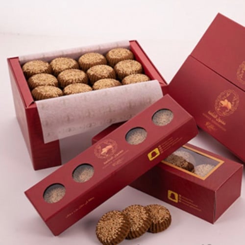 معمول شعير عضوي بالسمسم صورة المنتج أغمق بكثير من...