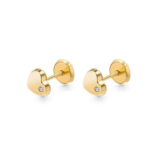 Pearl Heart Earrings