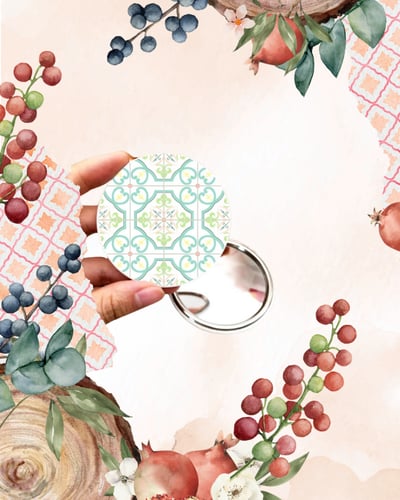 هدية مجموعة الرمان المكتبيه