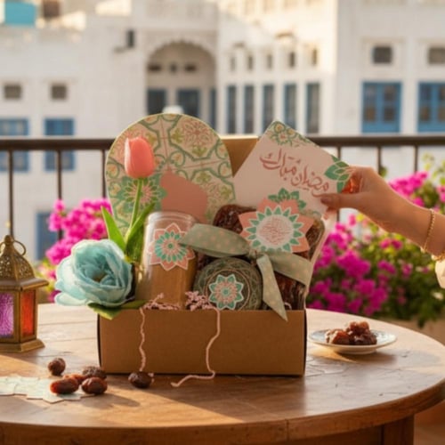 صندوق القهوة الفردوس مفتوح