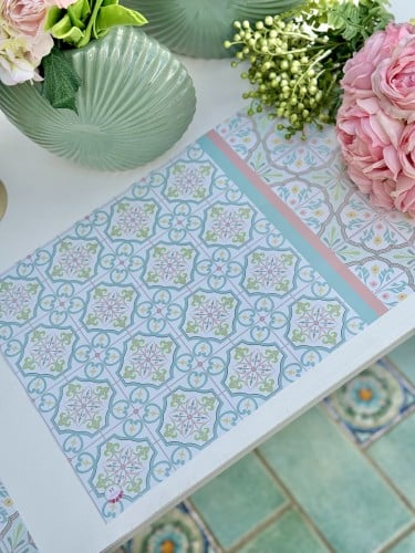 طقم مفرش صحن الفردوس طقم 4 (بلاستيك)