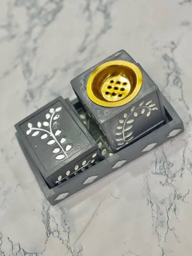 شنطة المبخرة الرمادي