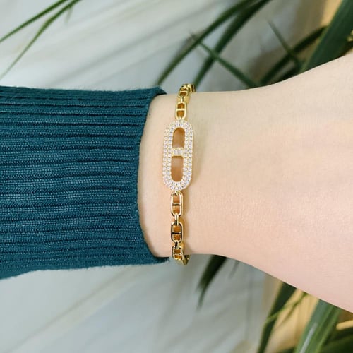 طقم ساعة نسائية ديفوشي استيل بلون فضي و ذهبي