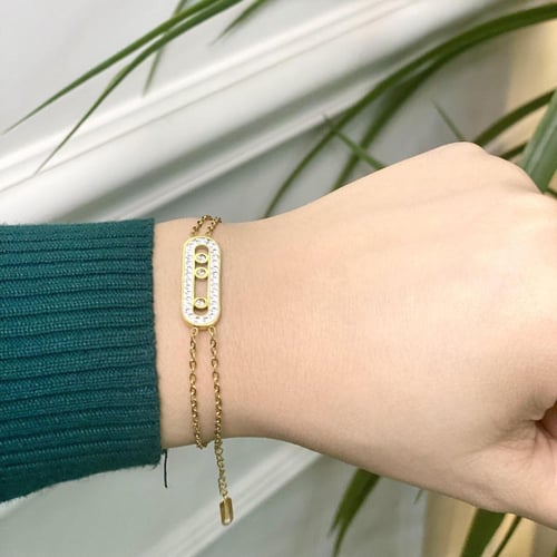 طقم ساعة وإسوارة نسائية فاخرة – انديرا