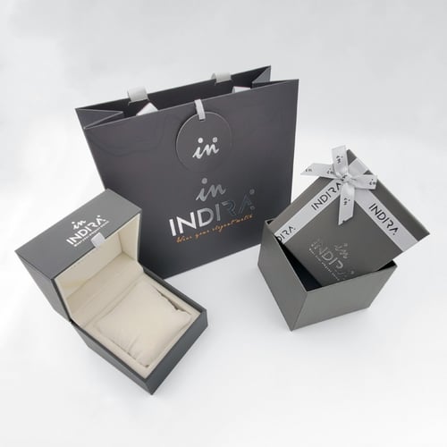 ساعة نسائية انديرا استيل بلون فضي و روز قولد