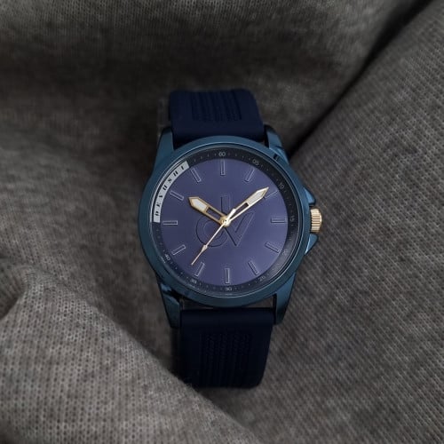 ساعة رجالية ديفوشي ربل بلون كحلي