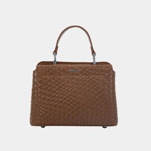 شنطة يد نسائية من باجكو باللون البني– تصميم أنيق و...