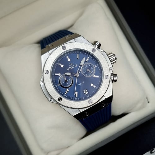 ساعة رجالية انديرا ربل بلون كحلي