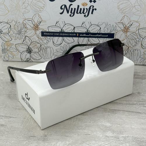 نظارات شمسية رجالية تصميم انيق - لون اسود