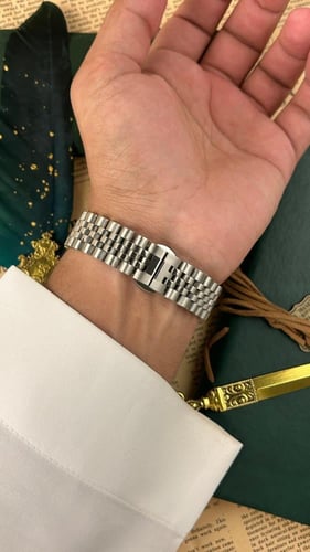 ساعة ديفوشي رجالية فضية بميناء كحلي كاجوال بستايل...