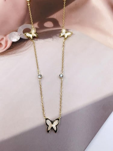 سلسلة نسائية ناعمة بلون ذهبي – تصميم عصري وأنيق