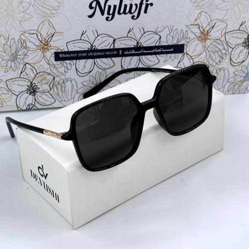 نظارات شمسية نسائية تصميم انيق - لون اسود