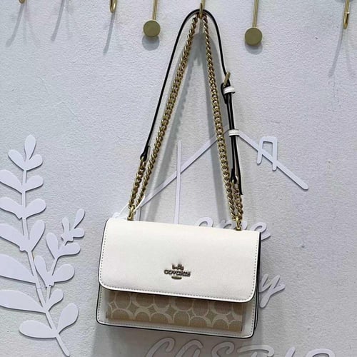 شنطة نسائية جلد كروس بودي ماركة covchie - لون ابيض...