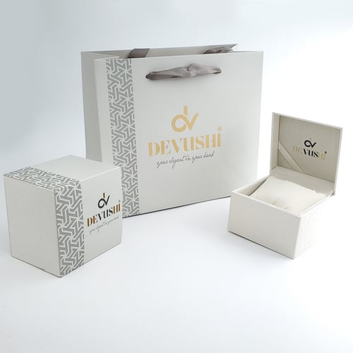 ساعة نسائية ديفوشي استيل بلون روز قولد