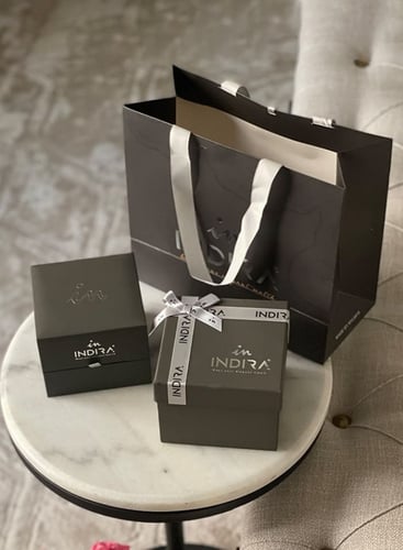 ساعة نسائية انديرا استيل بلون فضي و روز قولد