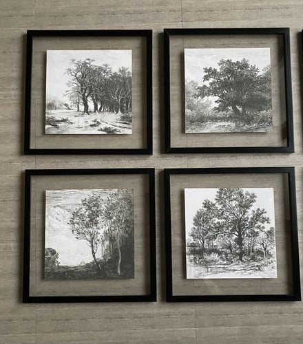 مقاس اللوحه الوحده 50:50 دبل اكريليك السعر شامل مج...