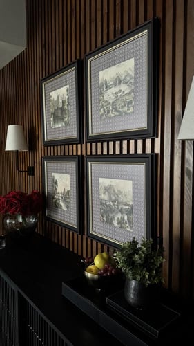 مقاس اللوحه الوحده 50/50 مجموعه من 4لوحات شامل الا...