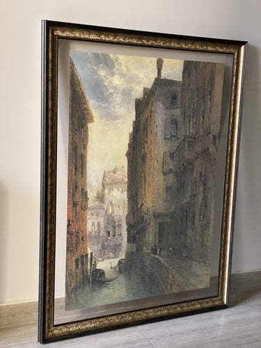 مقاس اللوحه ارتفاع 120وعرض90 السعر شامل لوحتين اكر...