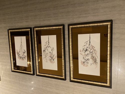 مجموعه من ٣لوحات ارتفاع الوحه الوحده ٩٠وعرضها ٦٠ ا...