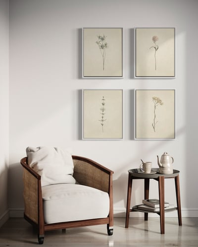 مجموعه من 4لوحات مقاس اللوحه الوحده 46:56 السعر شا...