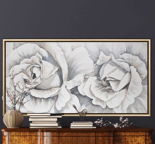 مقاس اللوحه الطول 104والعرض154السعر شامل الإطار مد...