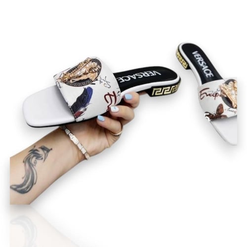 حذاء فيرزاتشي سليبر نسائي - Versace Shoes Slippers...