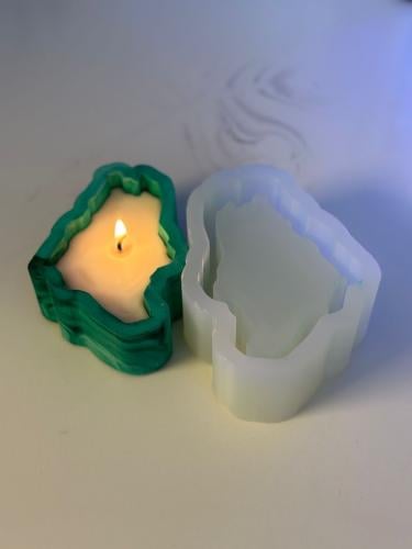 قالب الخريطة للشمع و الكونكريت