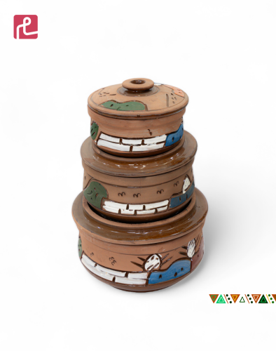 طقم قدور مصري 3حبه