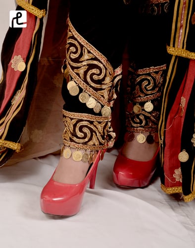 عفريتة عرائسي بتصميم تراثي من قماش المصون