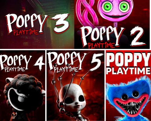 لعبة Poppy Playtime ALL PARTS جميع الأجزاء | أوف ل...