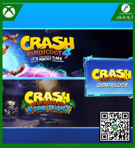 لعبة Crash Bandicoot - Quadrilogy Bundle | كود رقم...