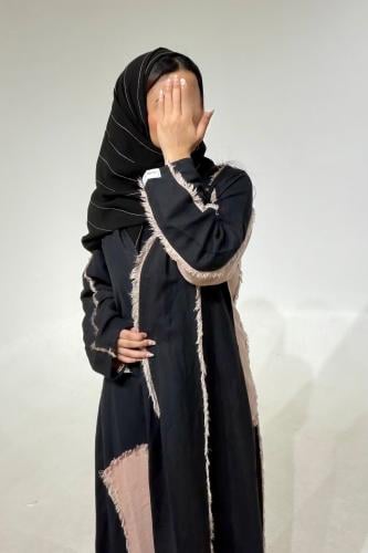 عباية صيفية لينن مع فسكوز