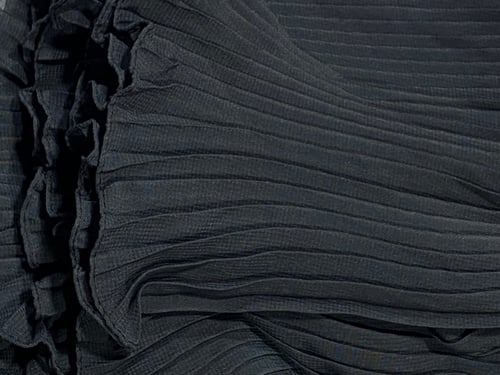 عباية كريب كتان مع كريب مكسر