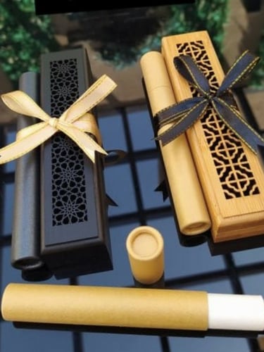 مبخرة العود الذكية مع 30 عود مروكي بلص او كمبودي