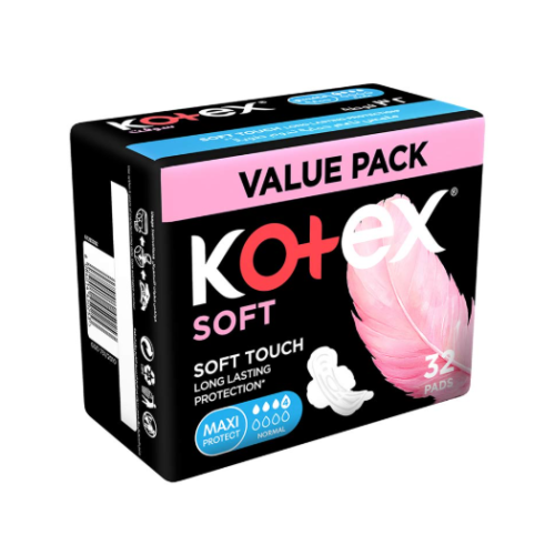 Kotex Soft Maxi Regular Sanitary Pads with Wings -...