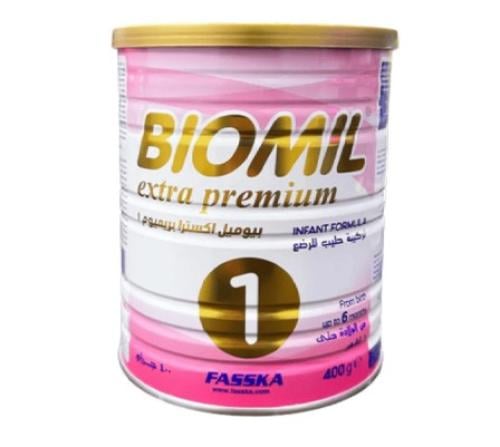 بيوميل إكسترا بريميوم حليب أطفال رقم 1 - 400 غرام