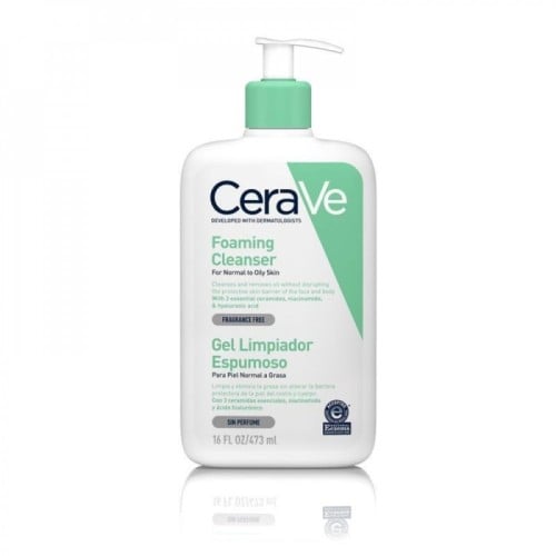 سيراف منظف رغوي ومرطب للبشرة 473 مل