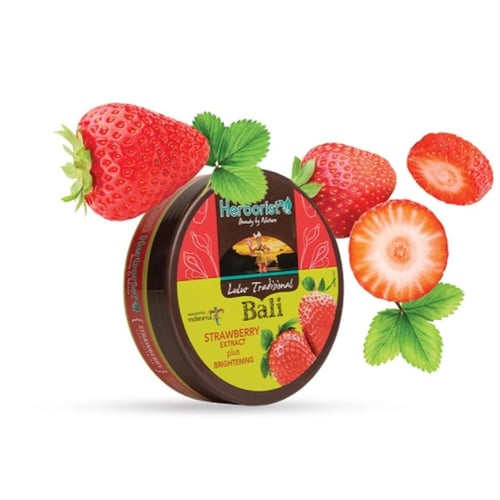 مقشر الجسم بالفراولة