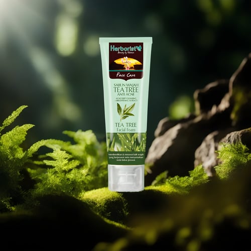 رغوة تنظيف الوجه بشجرة الشاي