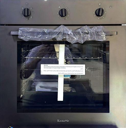 فرن كهرباء كيتشن نت 60 سم 7 وظائف لون اسود ايطالي