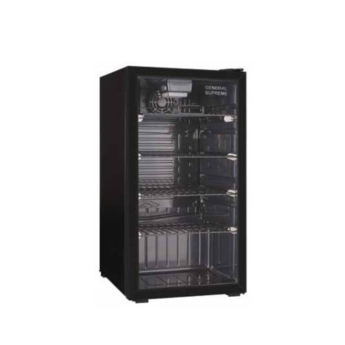 ثلاجة باب واحد -جنرال سوبريم-اسود- 72لتر
