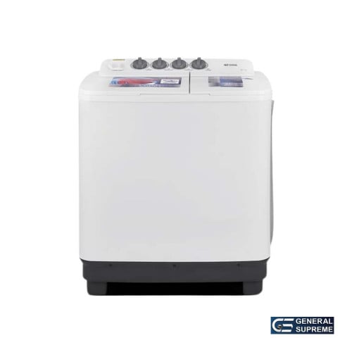 غسالة جنرال سوبريم حوضين 14 كيلو – أبيض TT140M