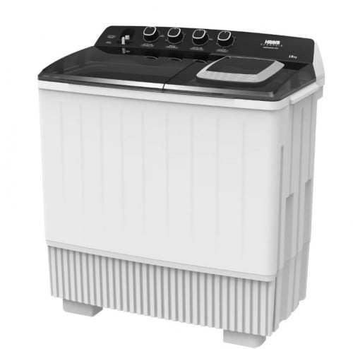 غساله هام حوضين 18 كيلو أبيض HWM18000-23X