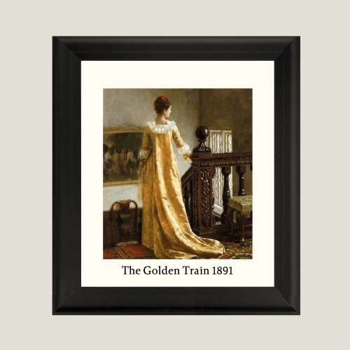 لوحة كلاسيكية مع ايطار منحني