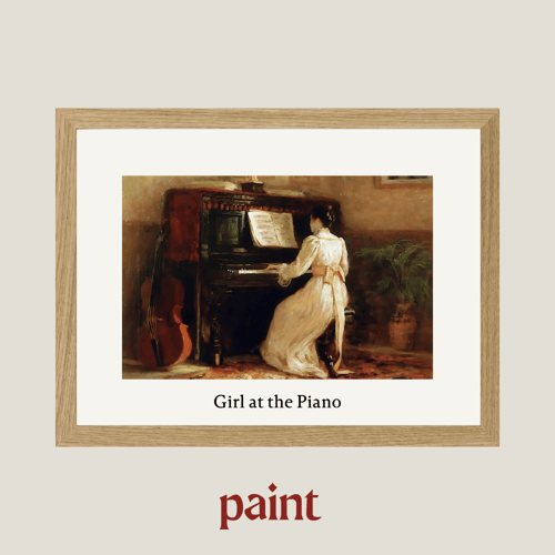 لوحة كلاسيكية مع ايطار منحني