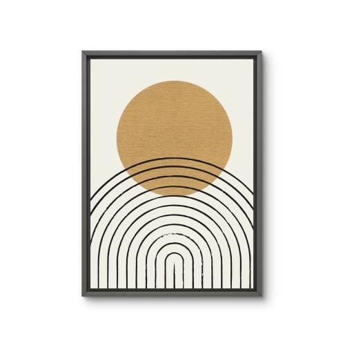 لوحة جدارية بالطابع الحديث ( Modern style )